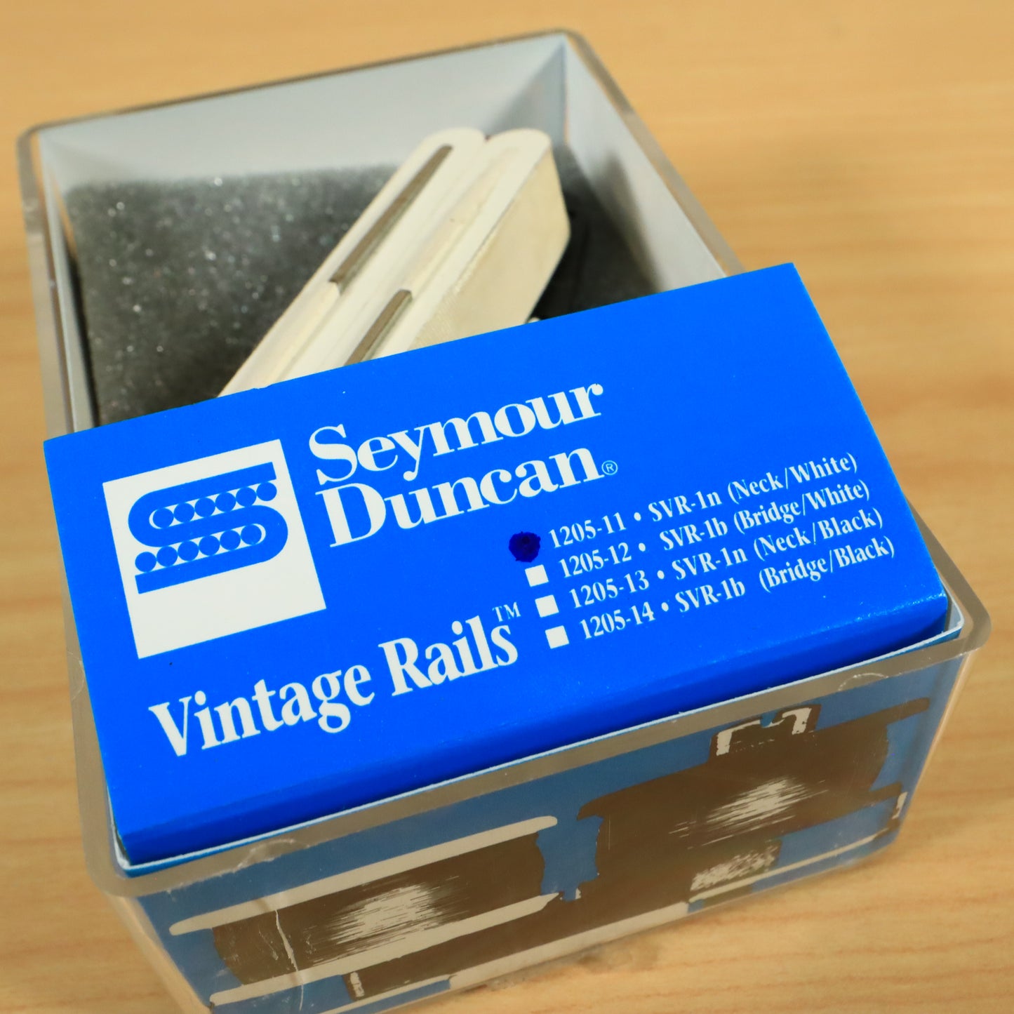 Vintage Seymour Duncan SVR-1N Hot Rails Strat Humbucker Neck 2.621ohms