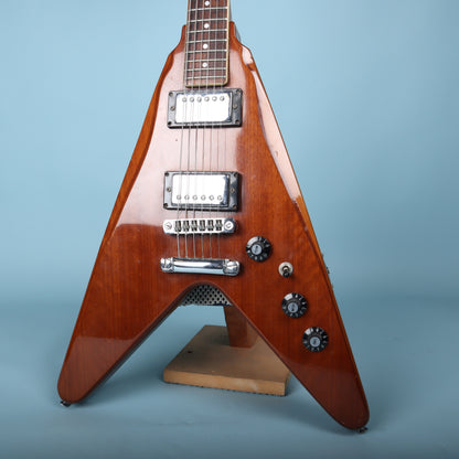 1971 Harmony Marquis V-Style Electric Guitar Natural V666