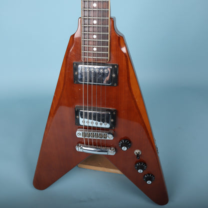 1971 Harmony Marquis V-Style Electric Guitar Natural V666