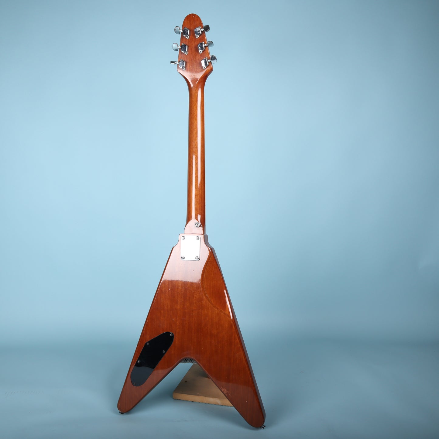 1971 Harmony Marquis V-Style Electric Guitar Natural V666