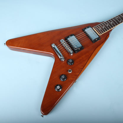 1971 Harmony Marquis V-Style Electric Guitar Natural V666