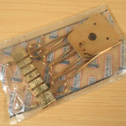 Stewart Mac Gibson Guitar Tailpiece Replacement - Gold Jazz Bridge