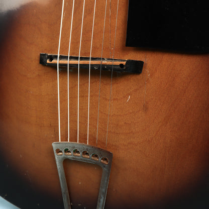 Vintage Supertone Ladder Brace Archtop Acoustic Guitar