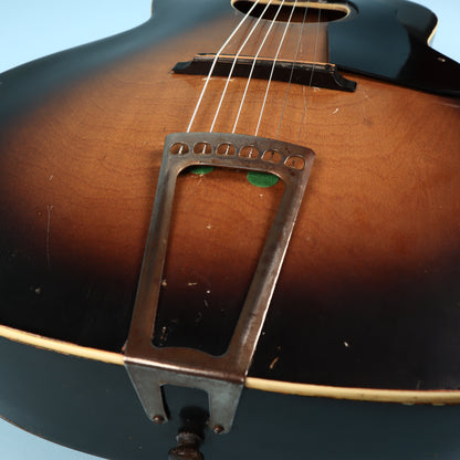 Vintage Supertone Ladder Brace Archtop Acoustic Guitar