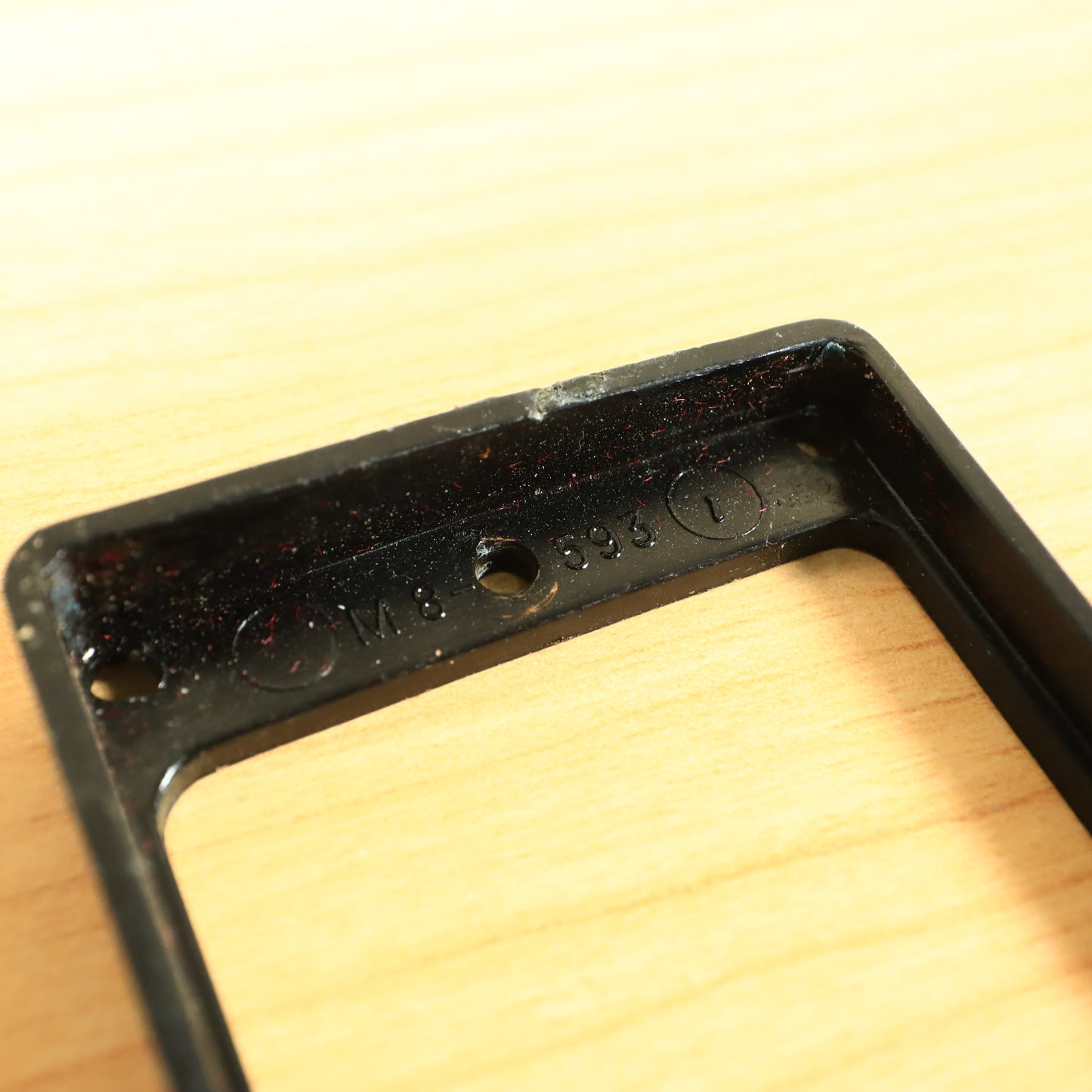 70’s Genuine Gibson M8 Humbucker Pickup Ring Black Bridge