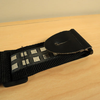 LM Studded Guitar Strap Black