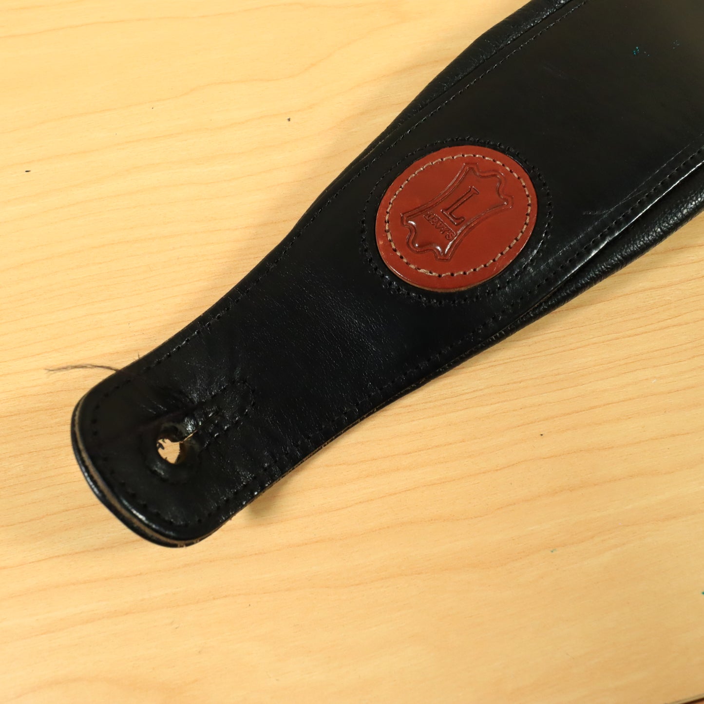 Levy's MSS1 Veg Tan Leather Guitar Strap 3" Bass