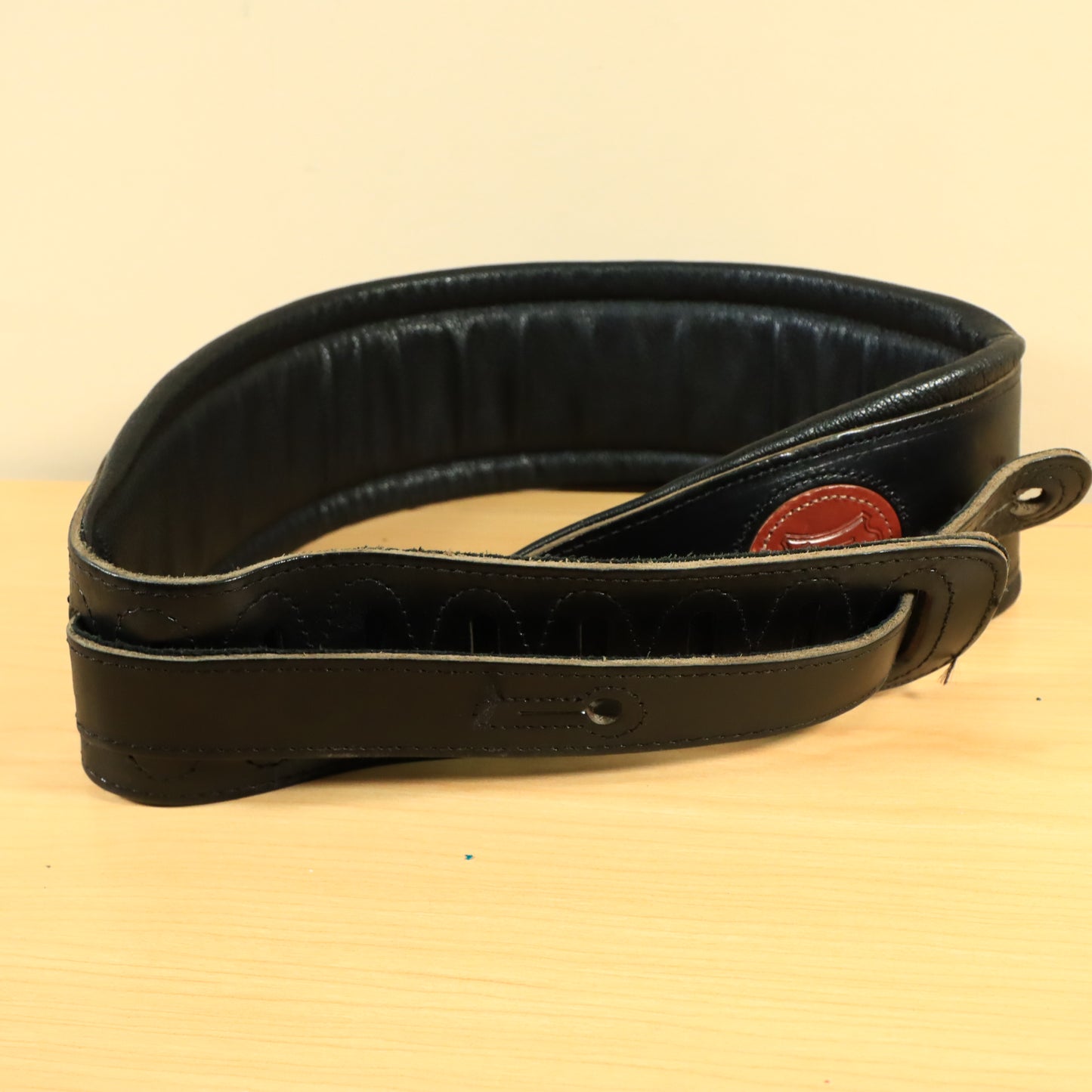 Levy's MSS1 Veg Tan Leather Guitar Strap 3" Bass