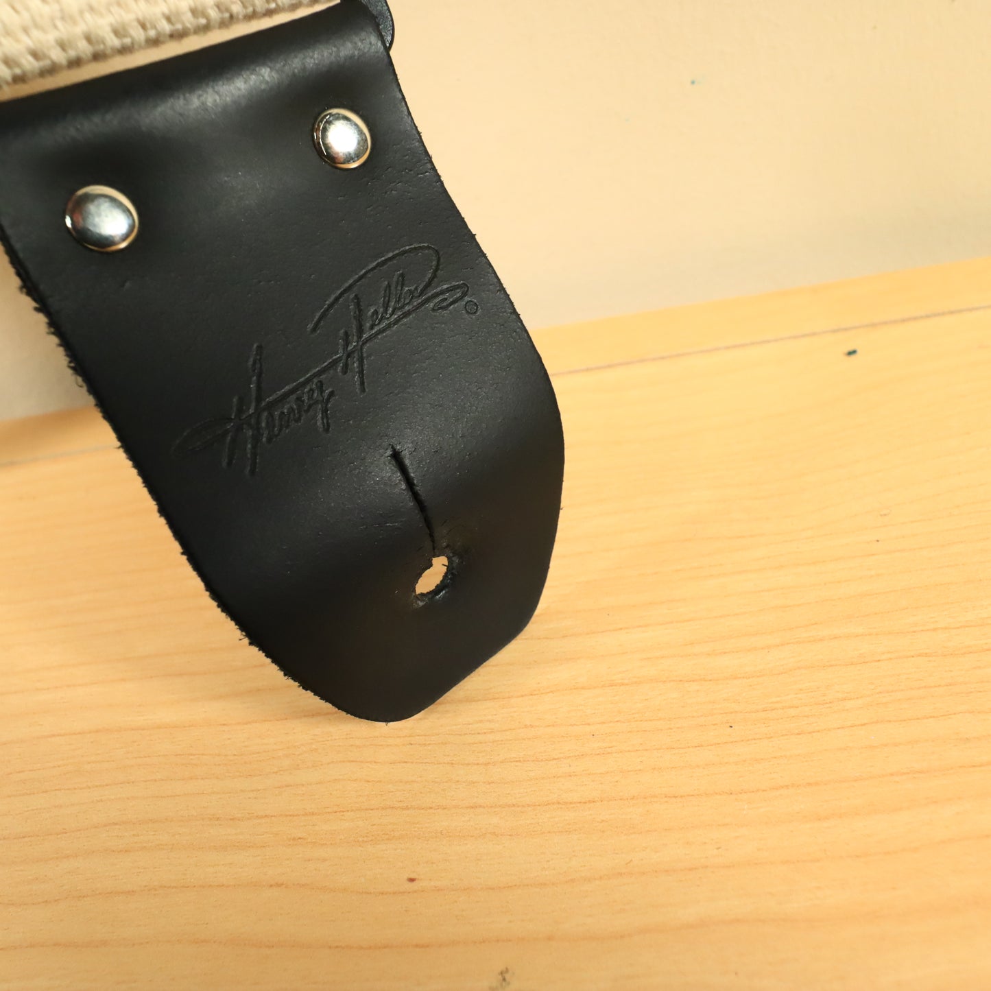 Henry Heller Nylon Woven Guitar Strap - White