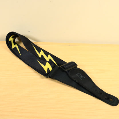Levy's Guitar/Bass Strap Yellow Lightning