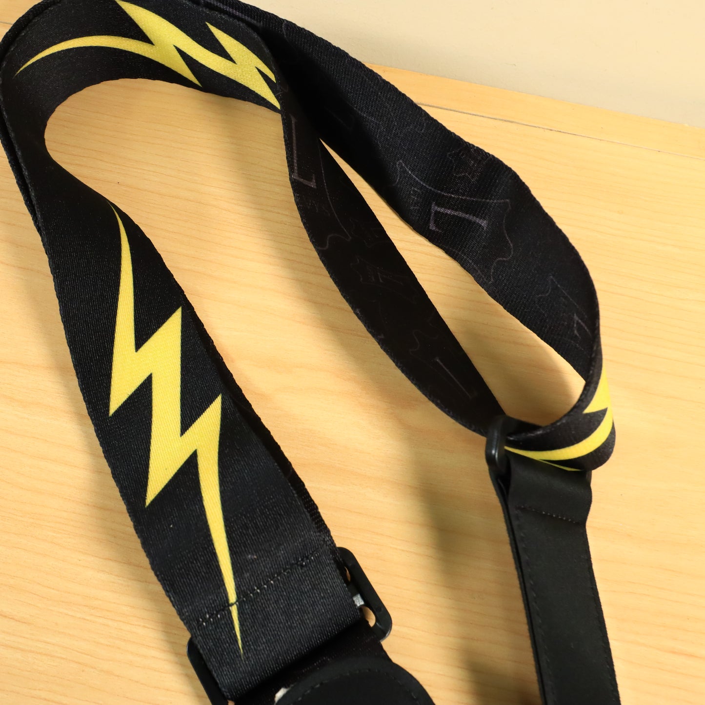 Levy's Guitar/Bass Strap Yellow Lightning