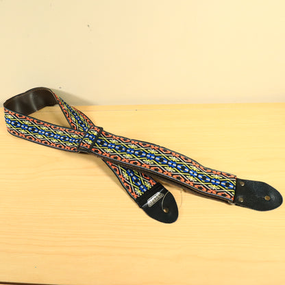 Vintage Woven Hootenanny Hippie Guitar Strap 60s 70s