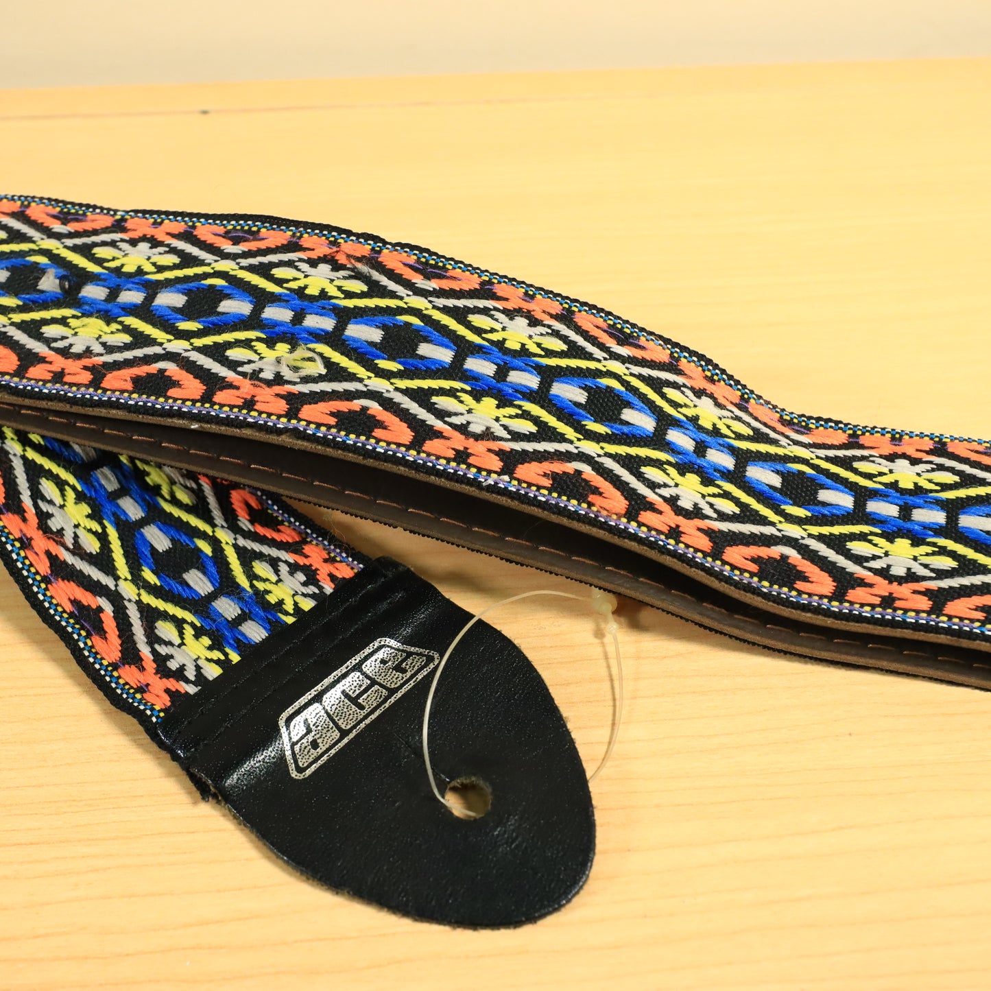Vintage Woven Hootenanny Hippie Guitar Strap 60s 70s