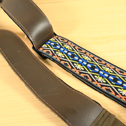 Vintage Woven Hootenanny Hippie Guitar Strap 60s 70s