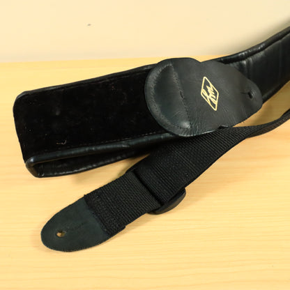 LM Products Padded Leather 3" Inch Bass Guitar Strap