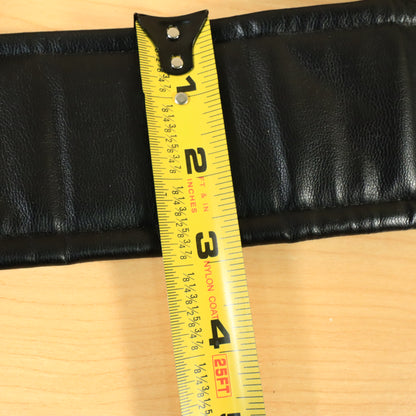 LM Products Padded Leather 3" Inch Bass Guitar Strap