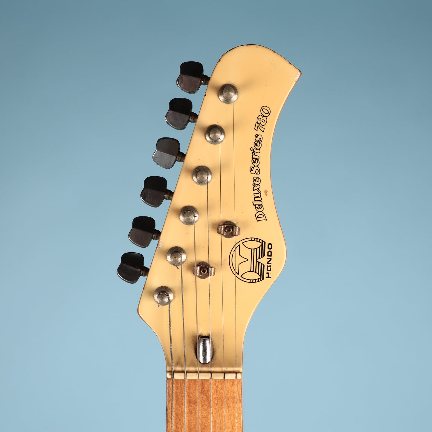 Hondo Deluxe Series 780 Explorer White Electric Guitar