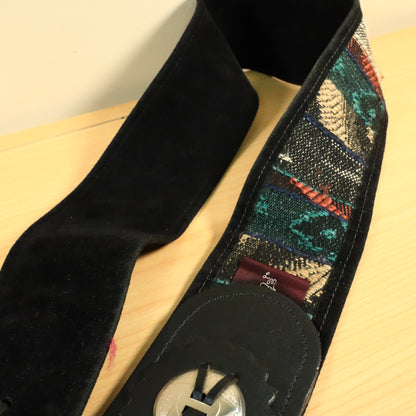 Vintage Southwestern Concho LM New Mexico Guitar Strap Multi-colored