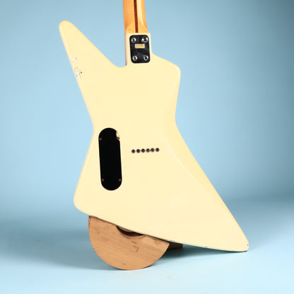 Hondo Deluxe Series 780 Explorer White Electric Guitar