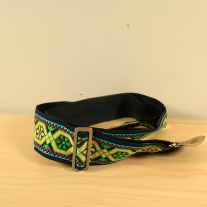 Vtg Hippie Hootenanny Woven Guitar Strap Made in Japan
