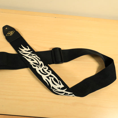 LM Tribal  Woven Leather Ends Art Guitar Strap
