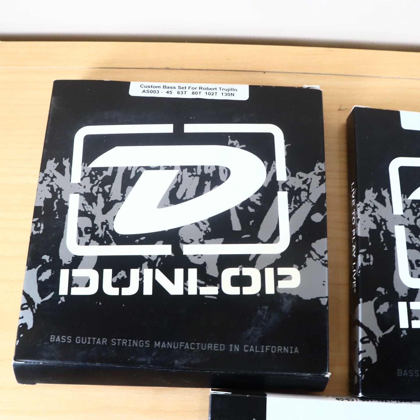 (3 LOT) Dunlop Robert Trujillo Stainless Steel 5-String Custom Electric Bass 45-130