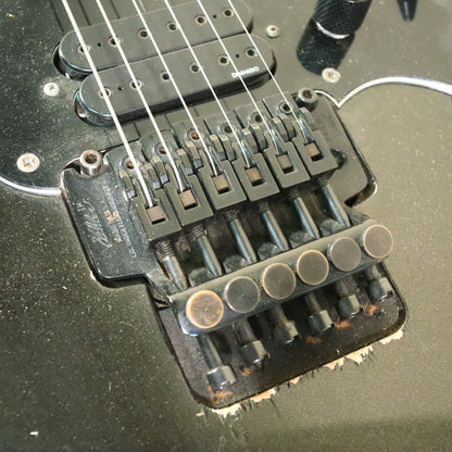 Heartfield Fender Talon Electric Guitar Black Chopped Headstock