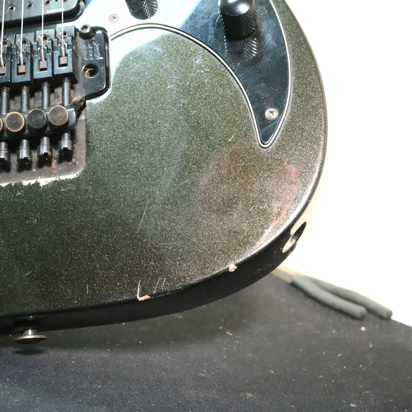 Heartfield Fender Talon Electric Guitar Black Chopped Headstock