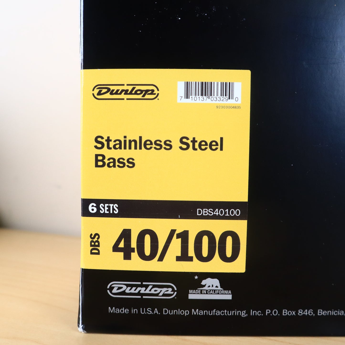 (6 LOT) Dunlop DBS40100 Stainless Steel Bass Guitar String Set 40-100
