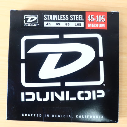 (6 PACK) Dunlop DBS45105 Bass Strings Stainless Steel M 45-105