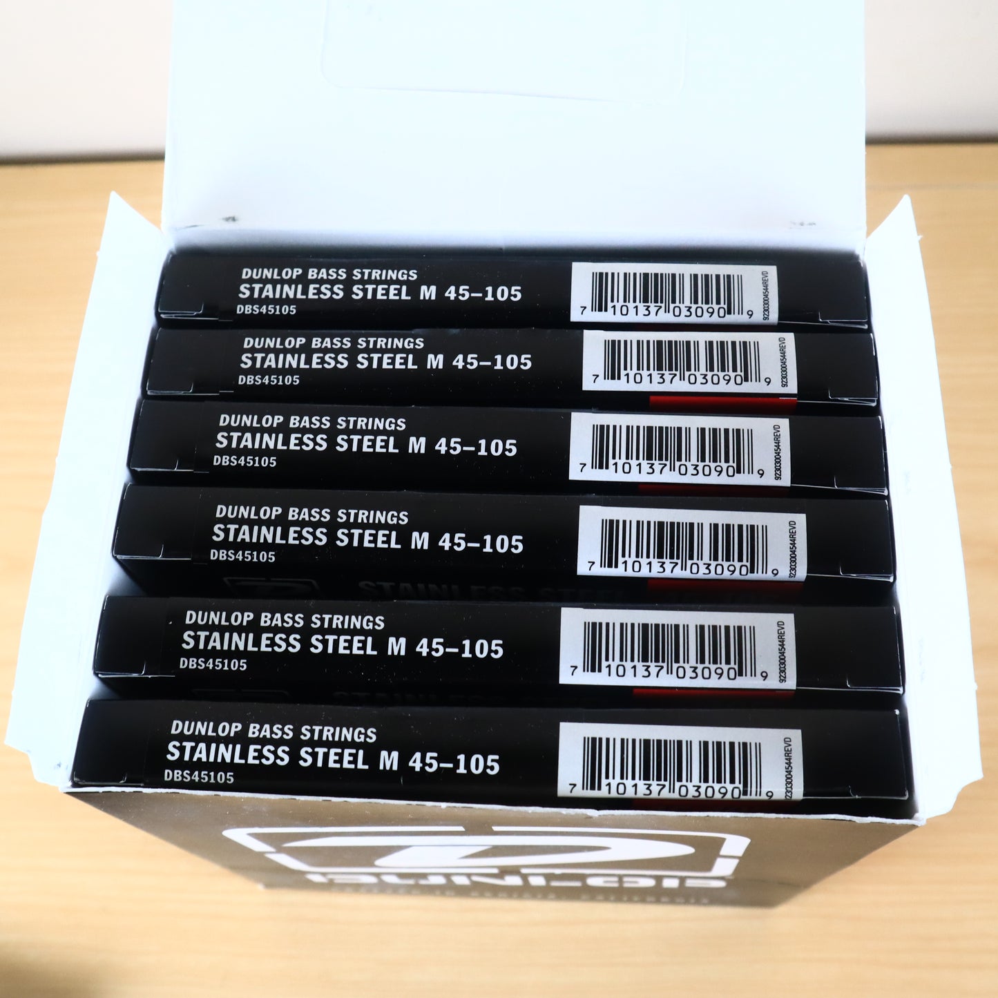 (6 PACK) Dunlop DBS45105 Bass Strings Stainless Steel M 45-105