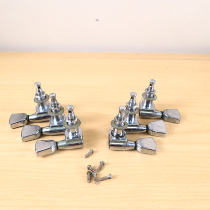 Vintage 1972 Gibson Embossed Logo Chrome Tuners Les Paul ES SG 1970's