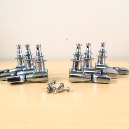 Vintage 1972 Gibson Embossed Logo Chrome Tuners Les Paul ES SG 1970's
