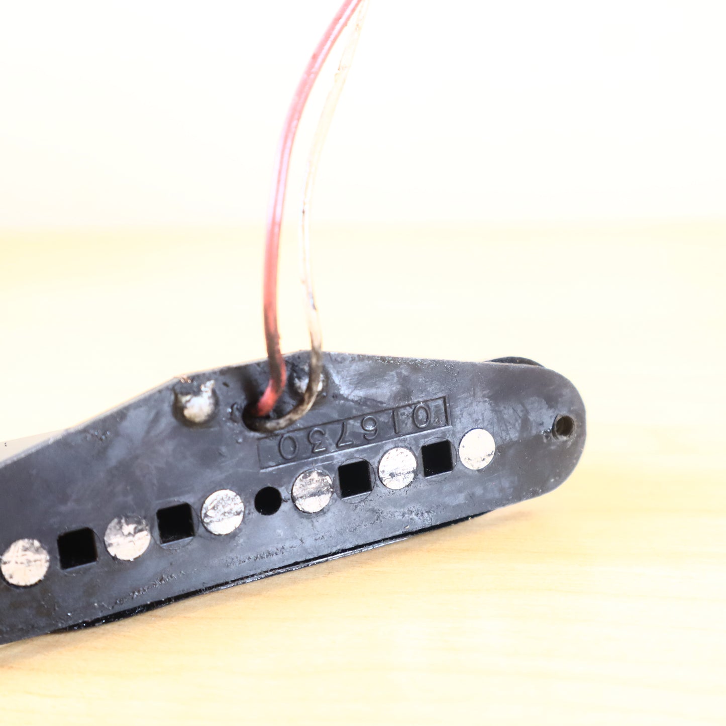 1980s Fender USA Stratocaster Black Pickup #016730 5.94ohms