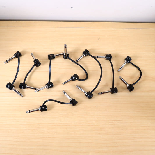 LOT 8 George L's .155 right-angle Pedalboard Patch Cables