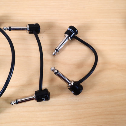 LOT 8 George L's .155 right-angle Pedalboard Patch Cables