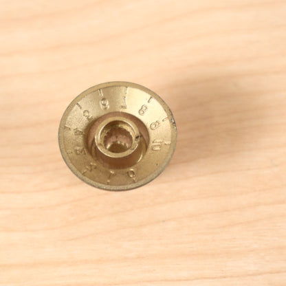 1960s 70's Epiphone Teisco Univox Volume Amber Knob