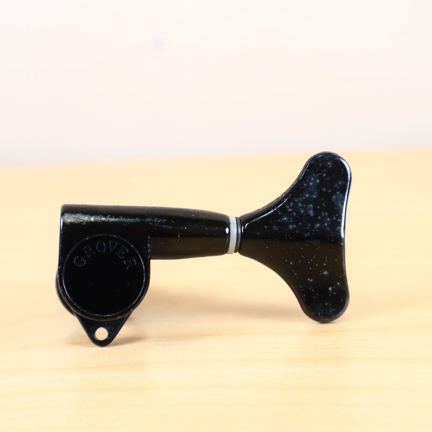 (1) Grover Bass Side Guitar Replacement Tuner Black
