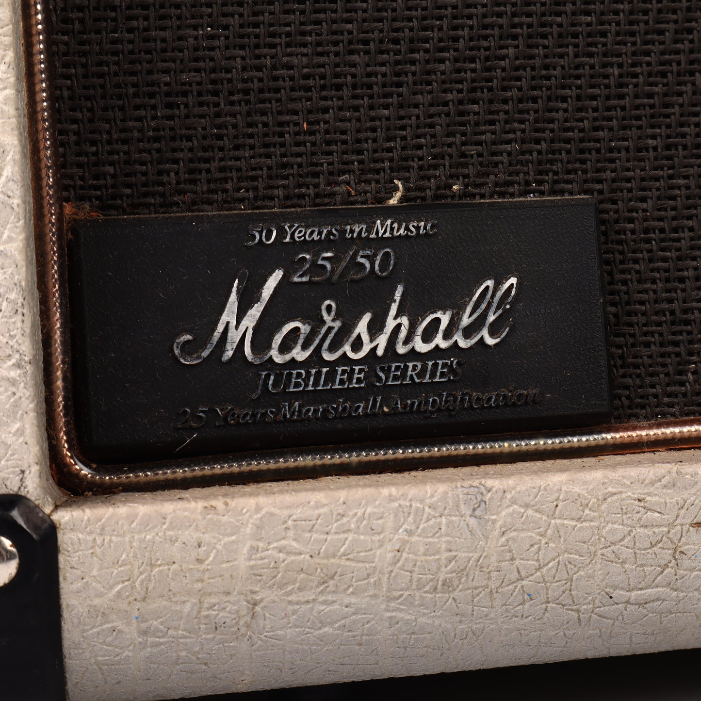 Vintage 1987 Marshall 2556A Silver Jubilee 2x12 Cabinet