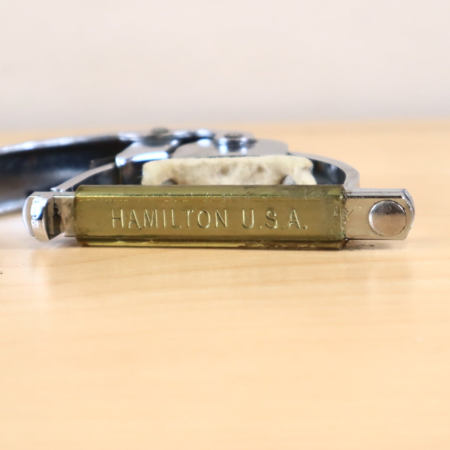 Vintage 1960s Hamilton USA Guitar Acoustic Electric Capo
