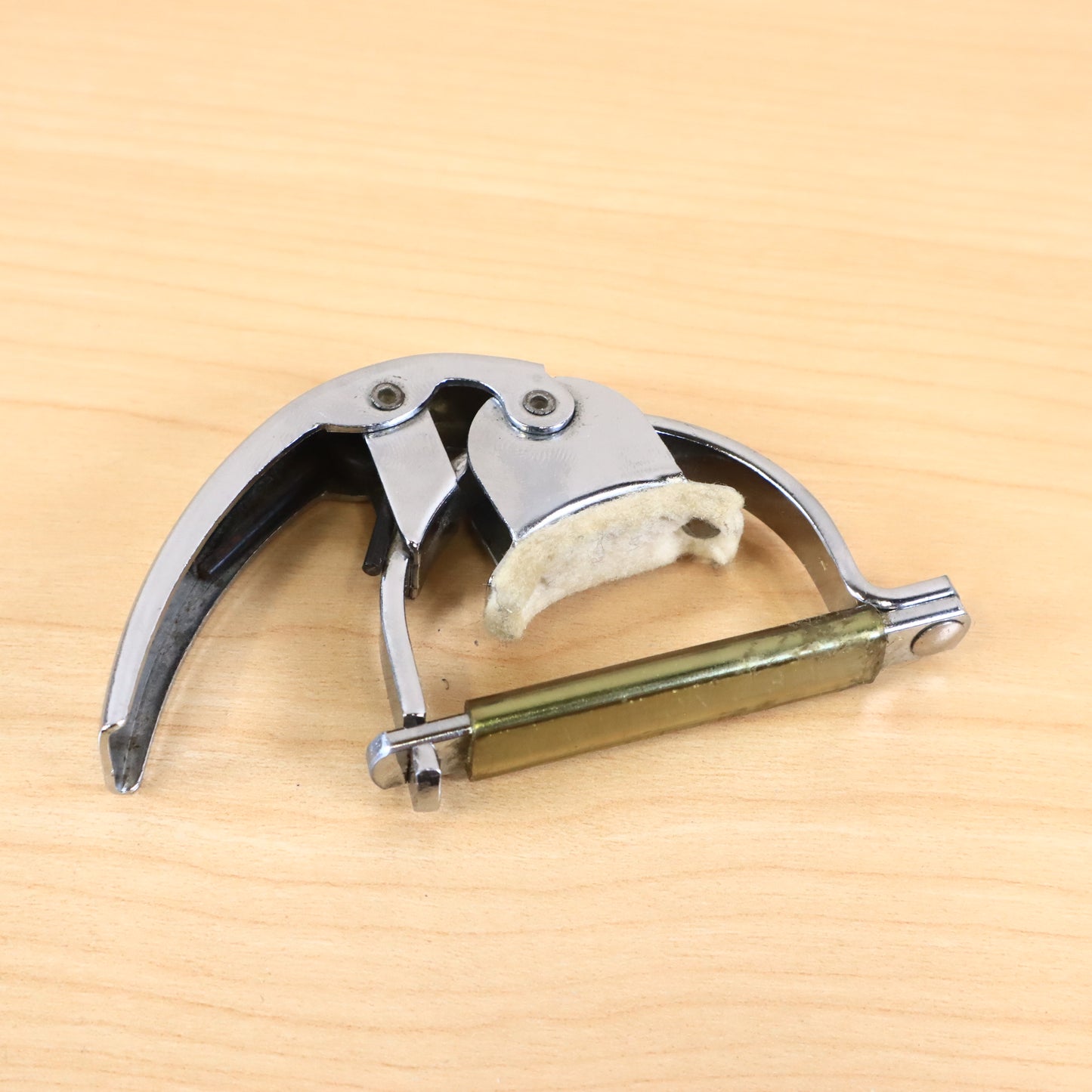 Vintage 1960s Hamilton USA Guitar Acoustic Electric Capo