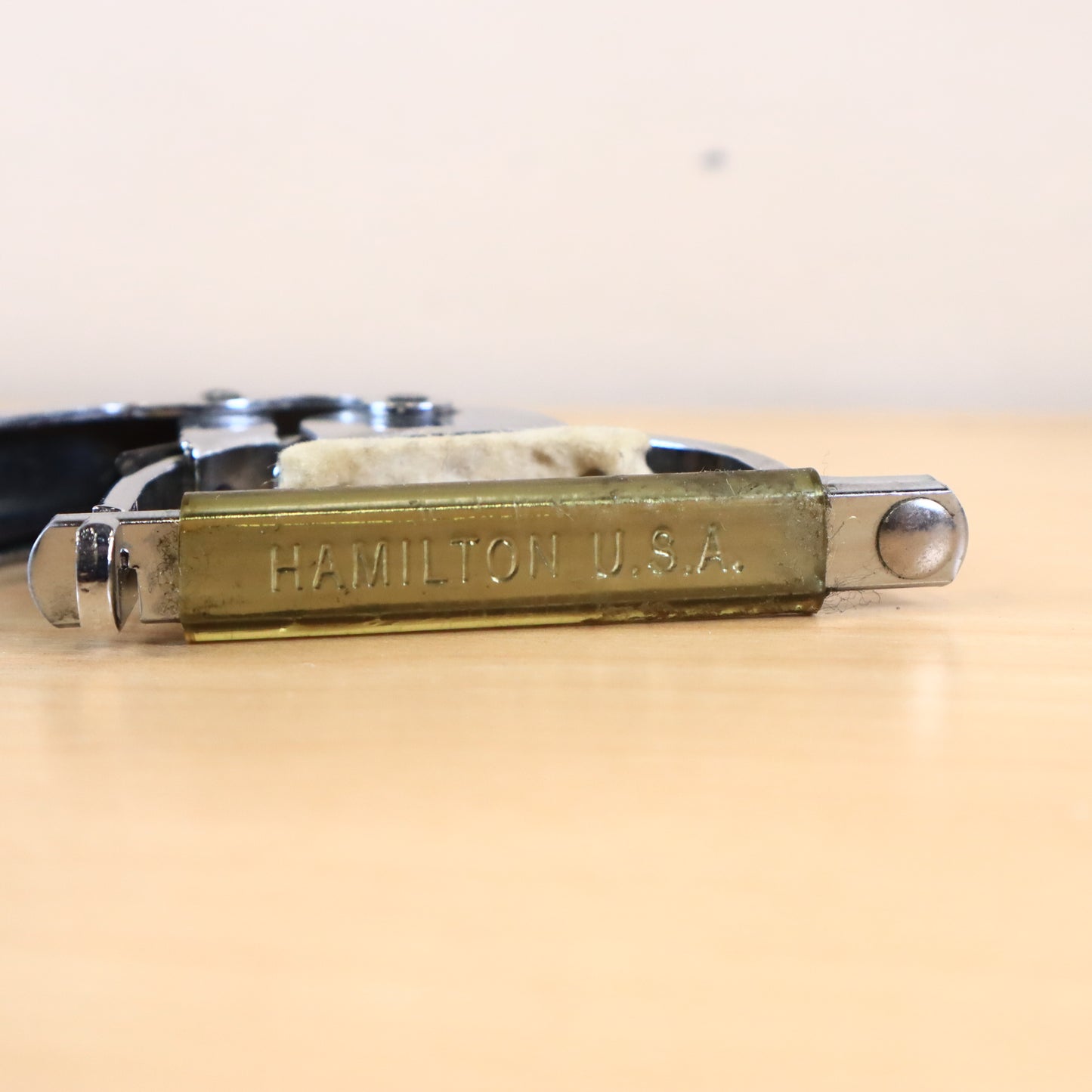 Vintage 1960s Hamilton USA Guitar Acoustic Electric Capo
