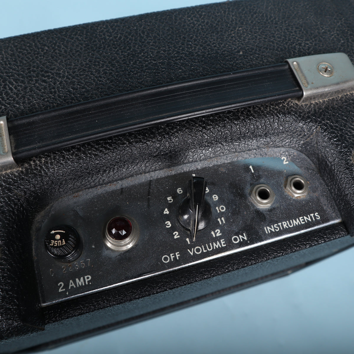 Vintage 1964 Fender Champ 5F1 Transitional 5-Watt 1x8" Black Guitar Combo Amp