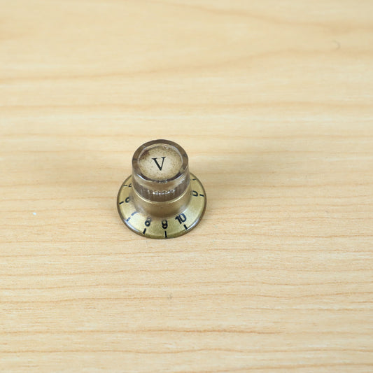 Vintage 1960s UNIVOX Guitar VOLUME KNOB GOLD Teisco EPIPHONE JAPAN MIJ