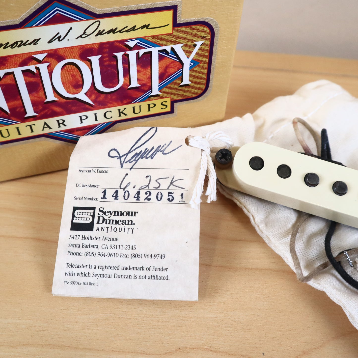 Seymour Duncan Antiquity Texas Hot Neck Guitar Pickup 6.25ohms