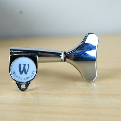 (1) Warwick Bass Side Guitar Tuning Key West Germany Chrome