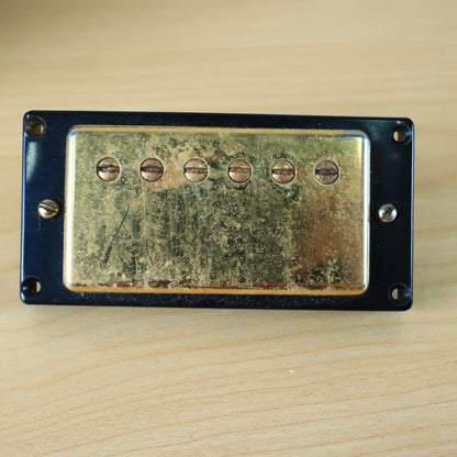 Gibson Reissue PAF Patina Humbucker Bridge Pickup Gold 8.23 Ohms