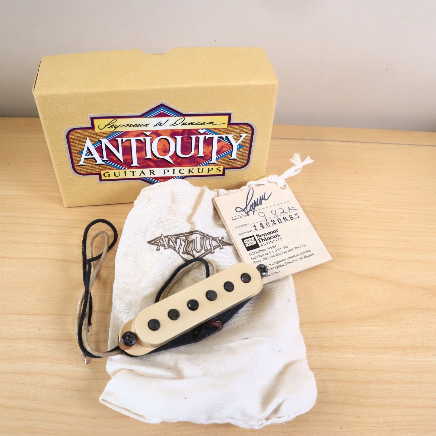 Seymour Duncan Antiquity Strat Custom Bridge Pickup Cream 9.82kOhms