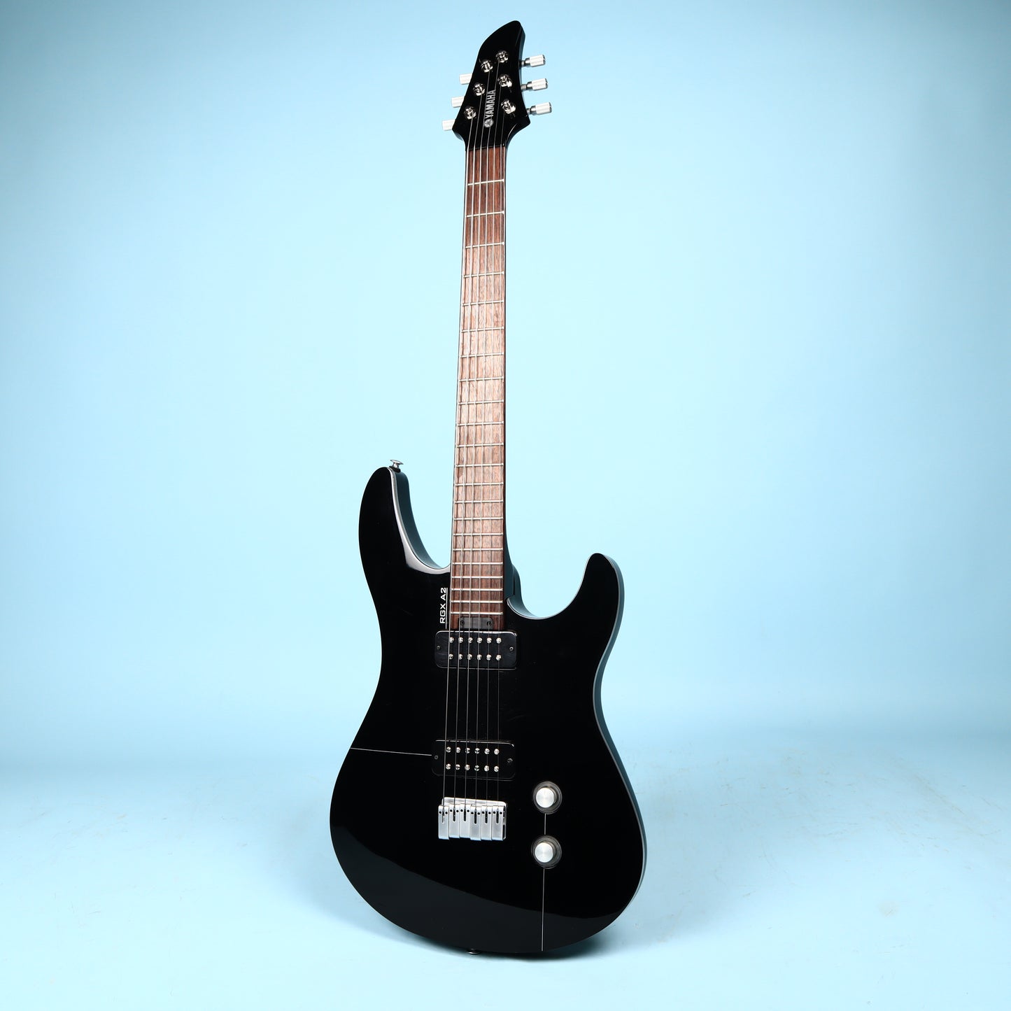 Yamaha RGX A2 2009 Black Guitar Light Up Knobs