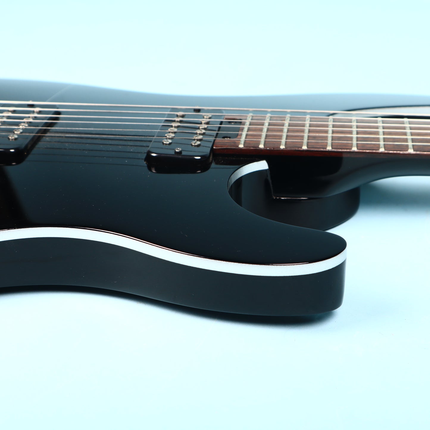 Yamaha RGX A2 2009 Black Guitar Light Up Knobs